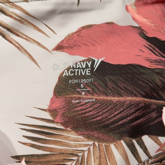 Cropped Ood Navy Leggings - Size S - 3/4 Length - Picture 3 of 3